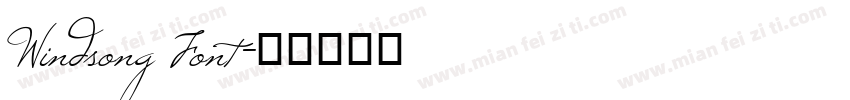 Windsong Font字体转换